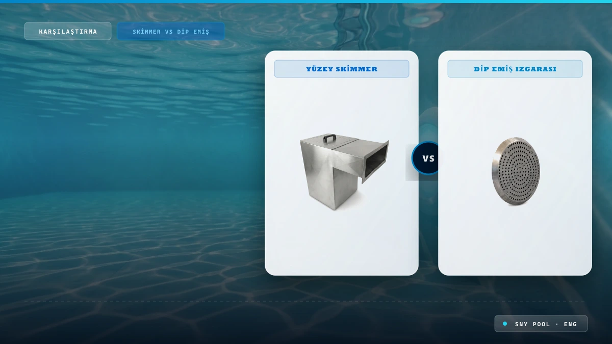 Skimmer vs Main Drain: The Difference in Pool Water Filtration