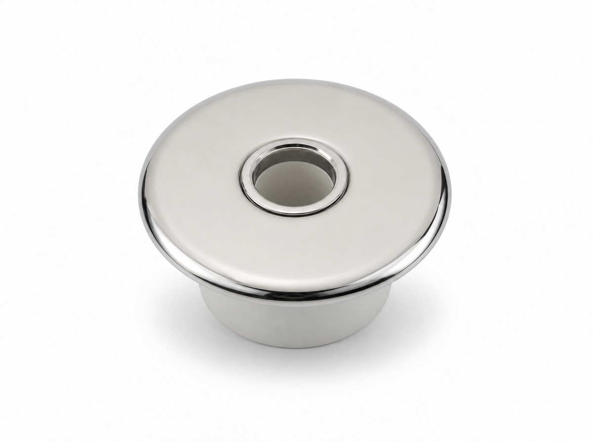 WALL INLET NOZZLE — STAINLESS STEEL CAP