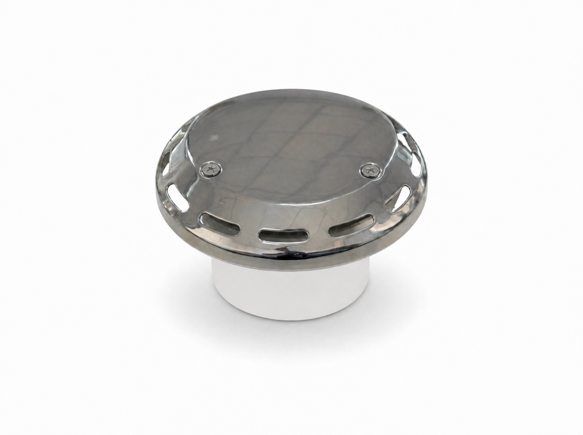 FLOOR INLET NOZZLE — STAINLESS STEEL DOME COVER