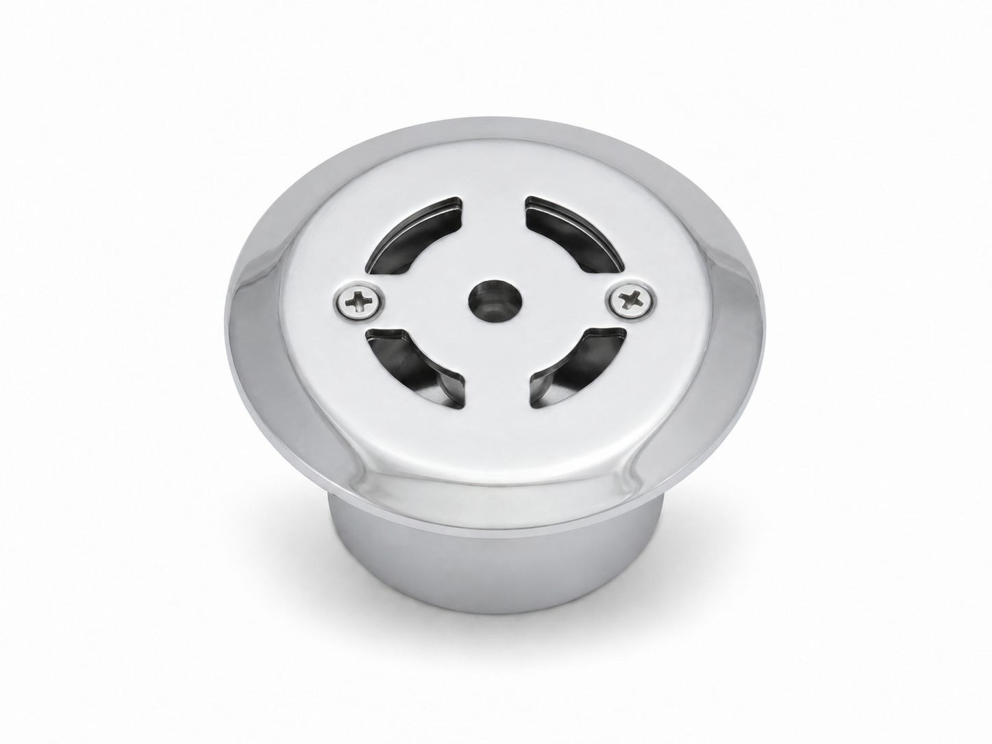 ADJUSTABLE FLOW FLOOR INLET — FULL CHROME
