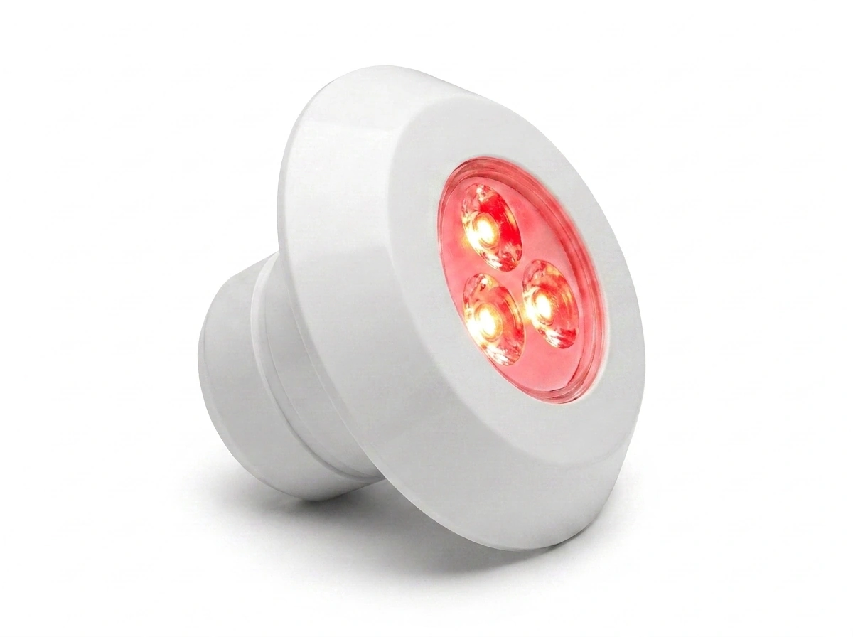 3 Power Ledli Aydınlatma Armatürü — Komple ABS — Kırmızı — Fotoğraf 1