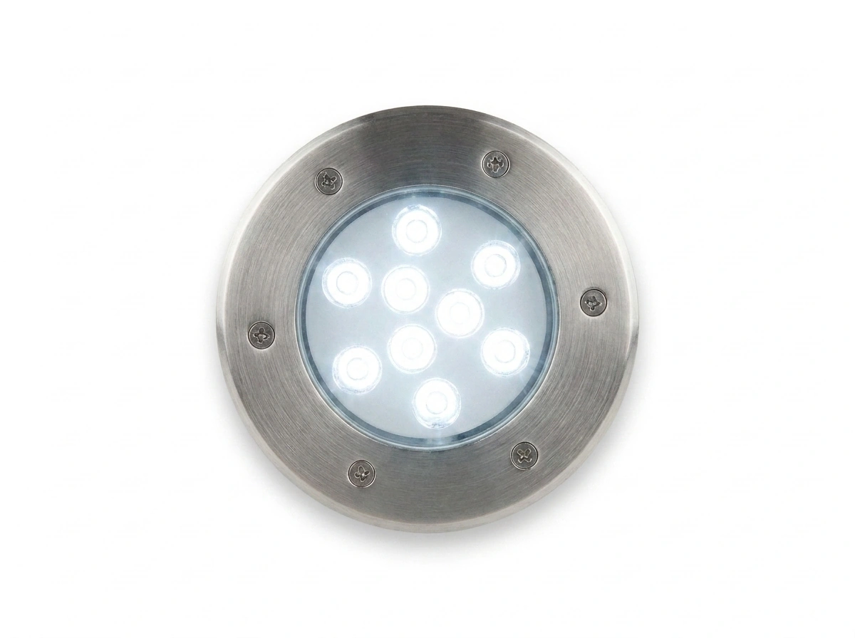 9 POWER LED STAINLESS STEEL FIXTURE