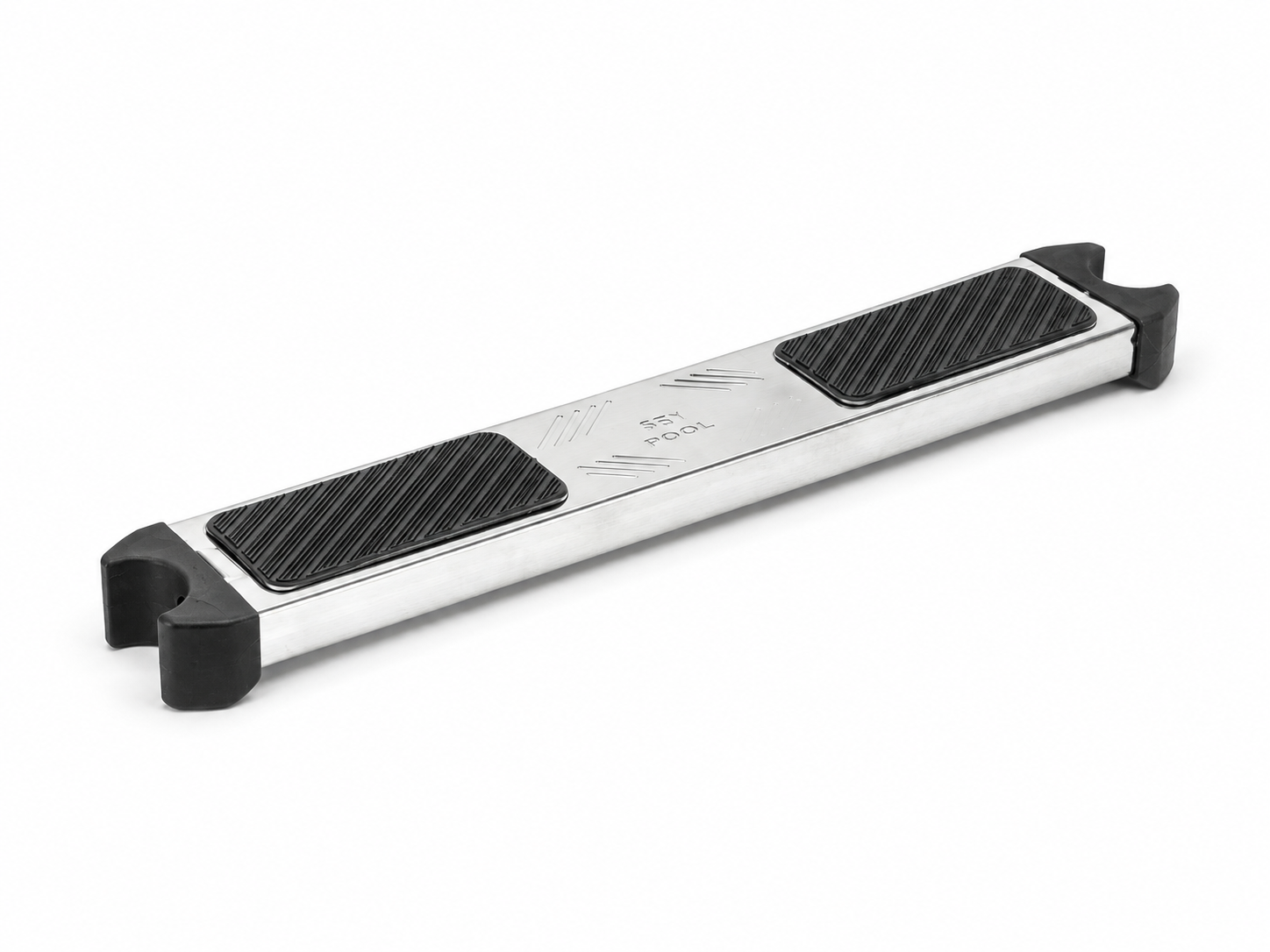 COMPLETE CHROME LADDER STEP (RUBBER PAD)